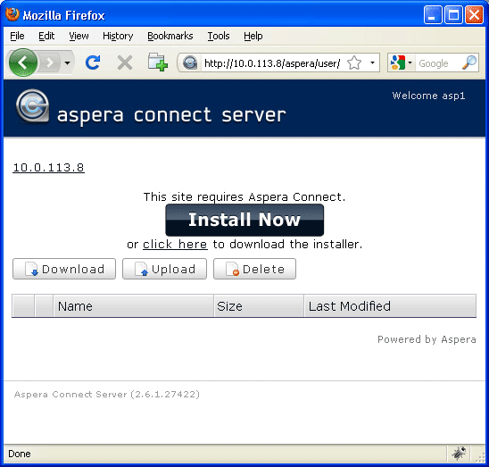 aspera connect download mac