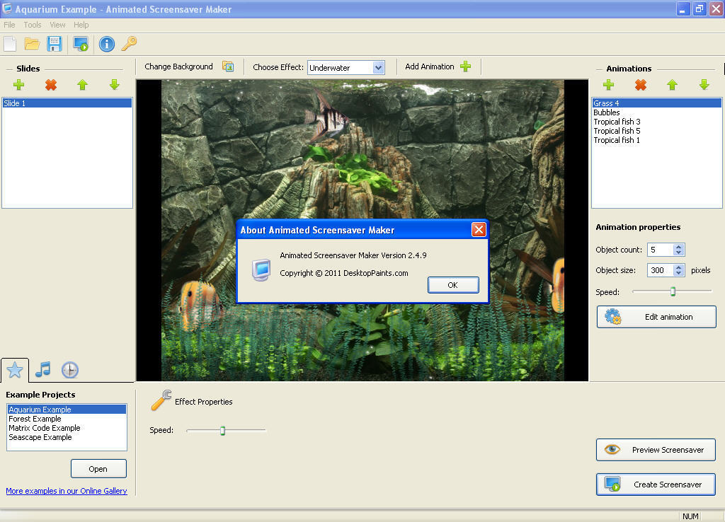 Animated Screensaver Maker latest version - Get best Windows software