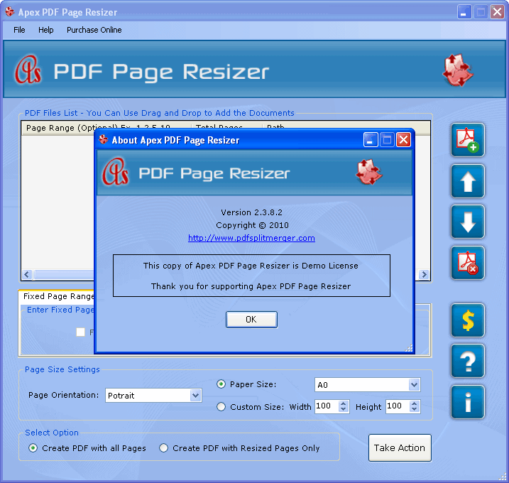 online pdf size resizer