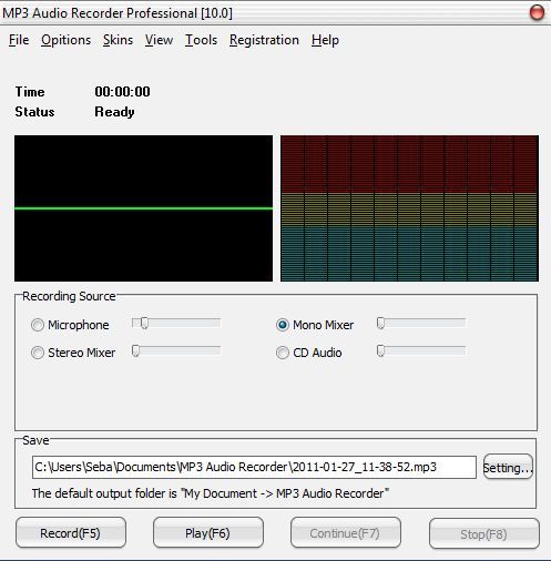 mp3 audio recorder for windows pc
