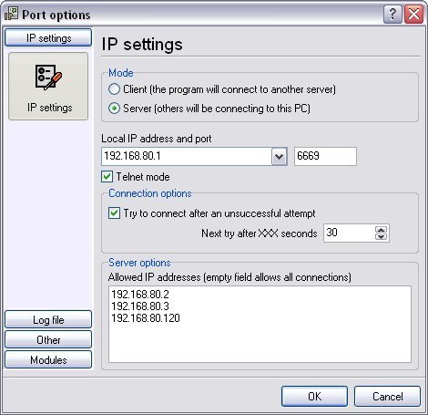 tcp ip over serial