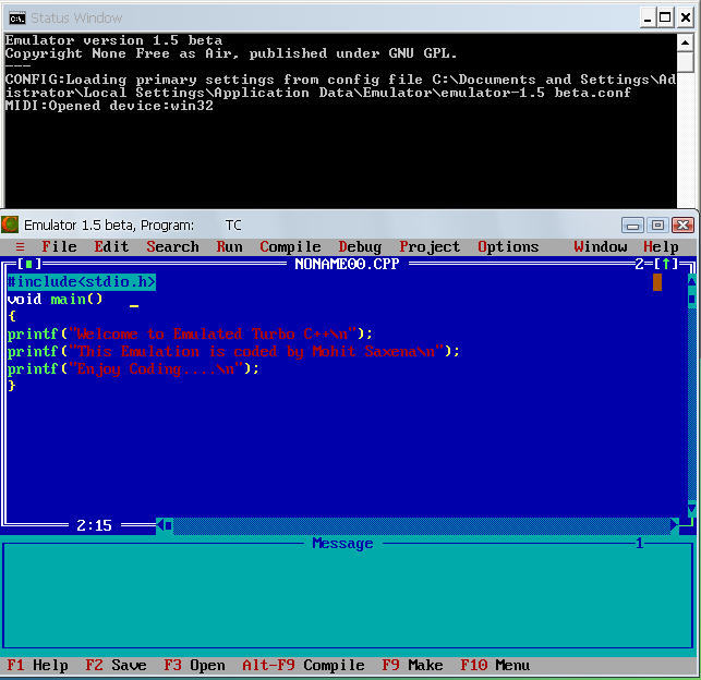 c compiler for dos free download