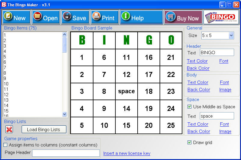 The Bingo Maker latest version - Get best Windows software