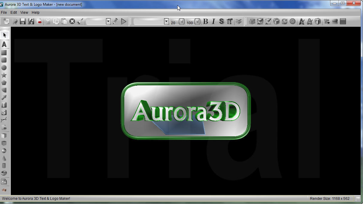 aurora 3d text logo maker 16.01.07