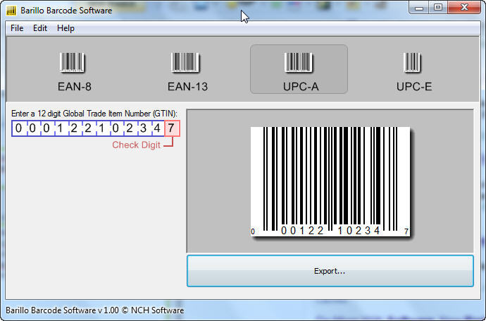 software barcode free download