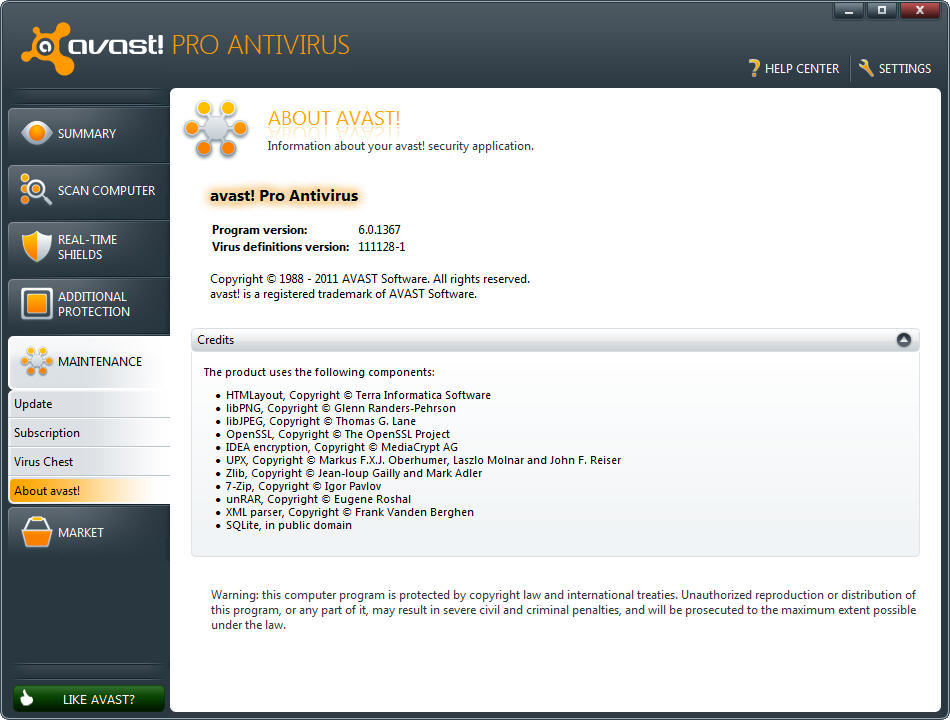 what is avast antivirus executable