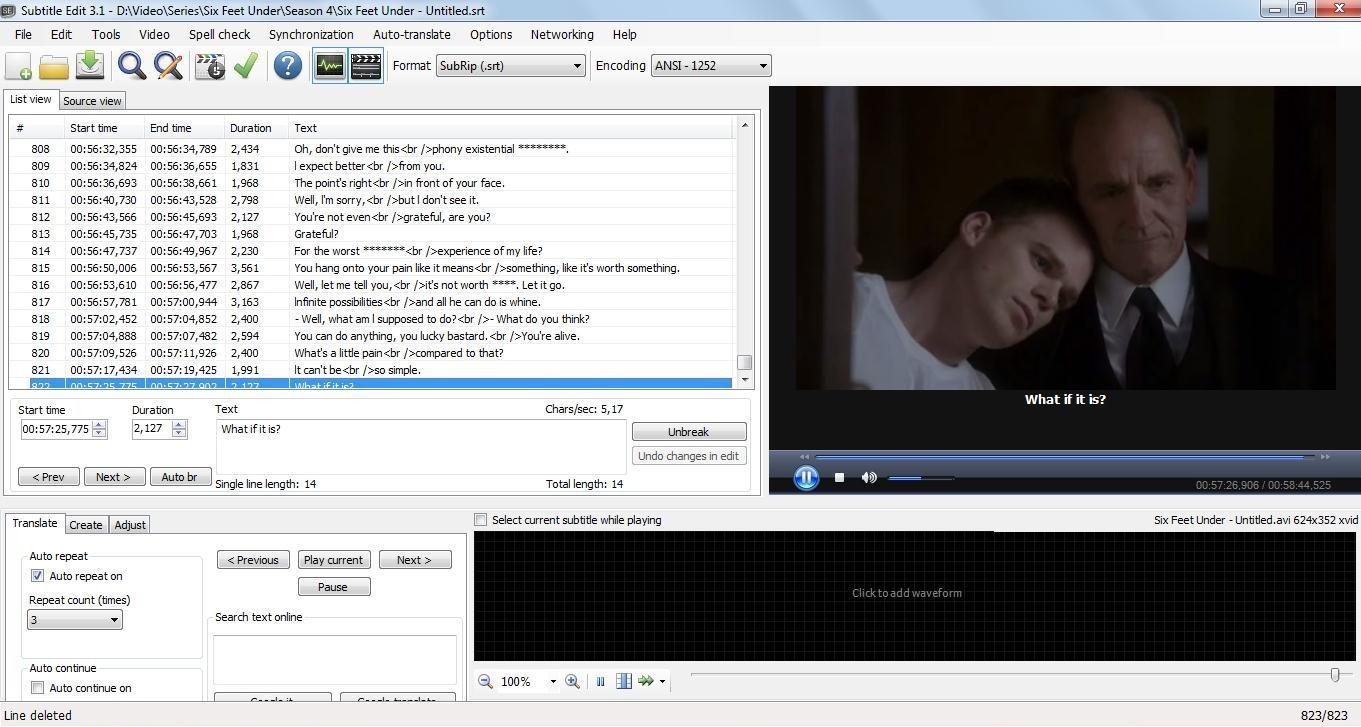 Subtitle Edit 4.0.1 download the new version for ipod