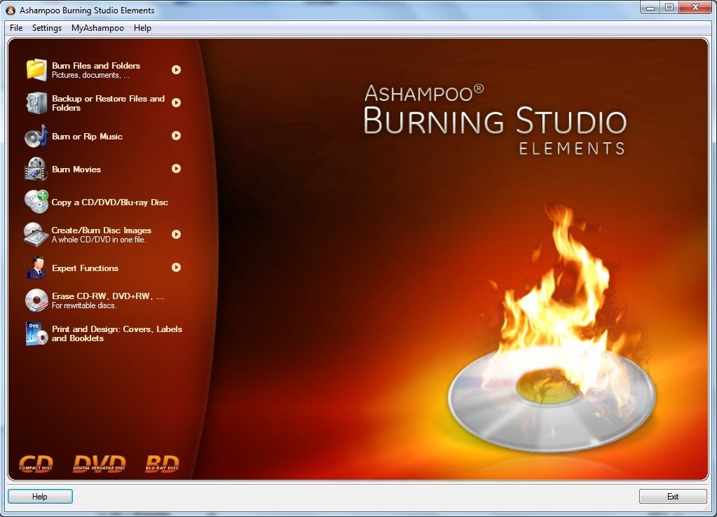 ashampoo free burning software