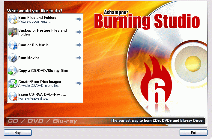 ashampoo burning studio windows 10