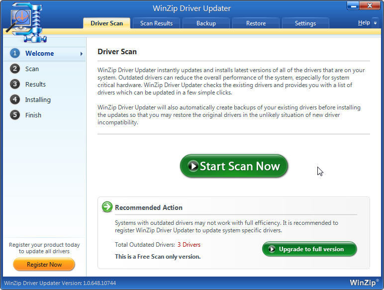 WinZip Driver Updater 5.42.2.10 instal the new for apple