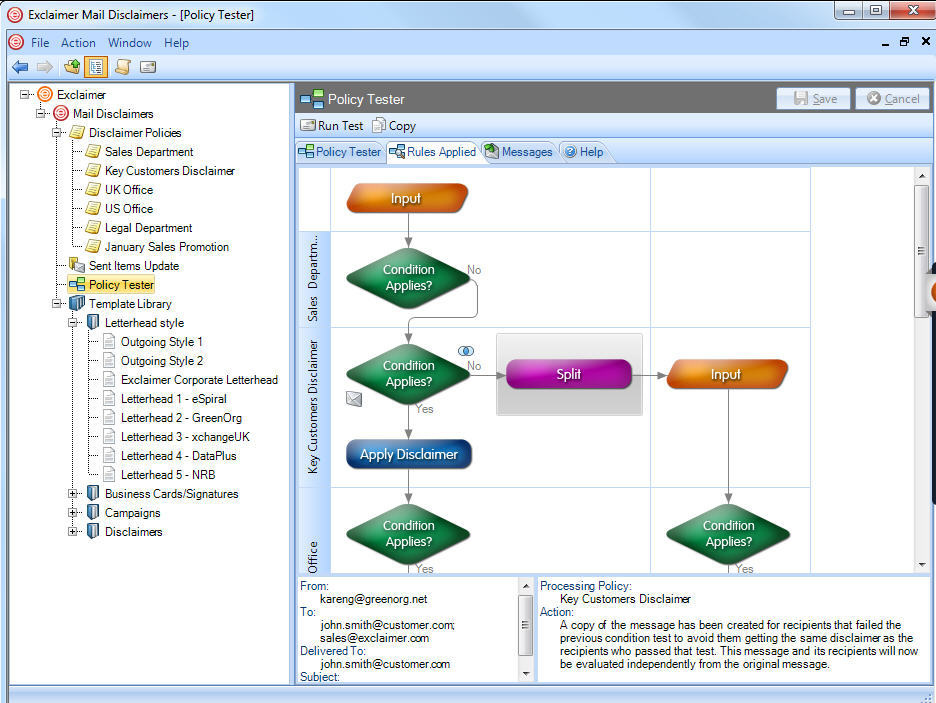 Exclaimer Mail Disclaimers latest version - Get best Windows software