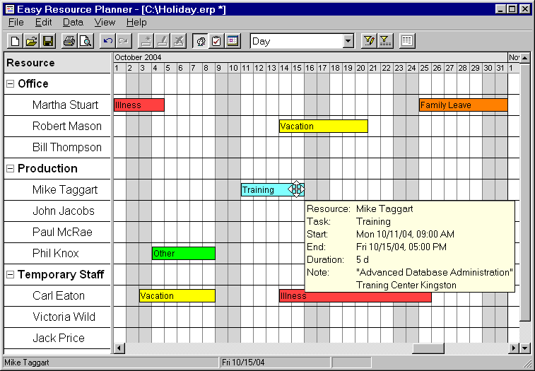 Time Planner Windows. Easy planning
