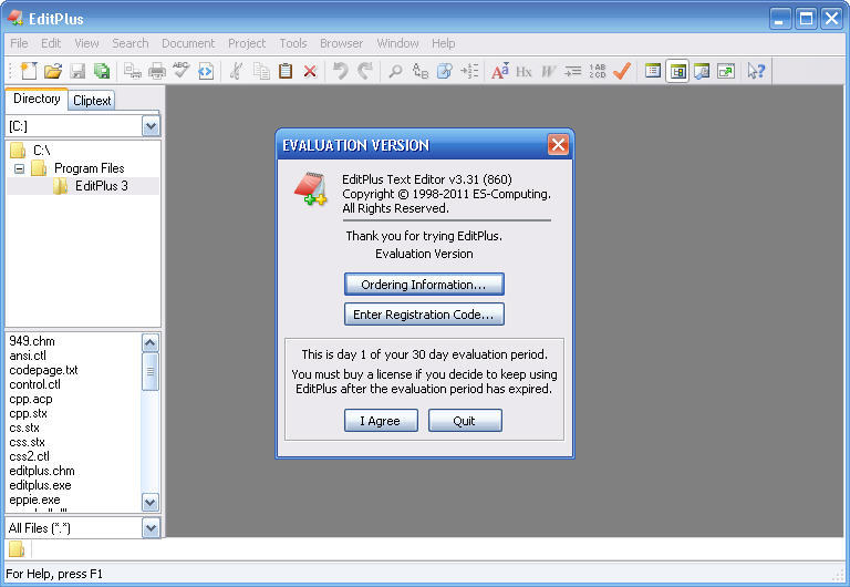 EditPlus 5.7.4506 for windows instal