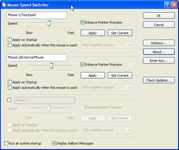 Mouse Speed Switcher downloading