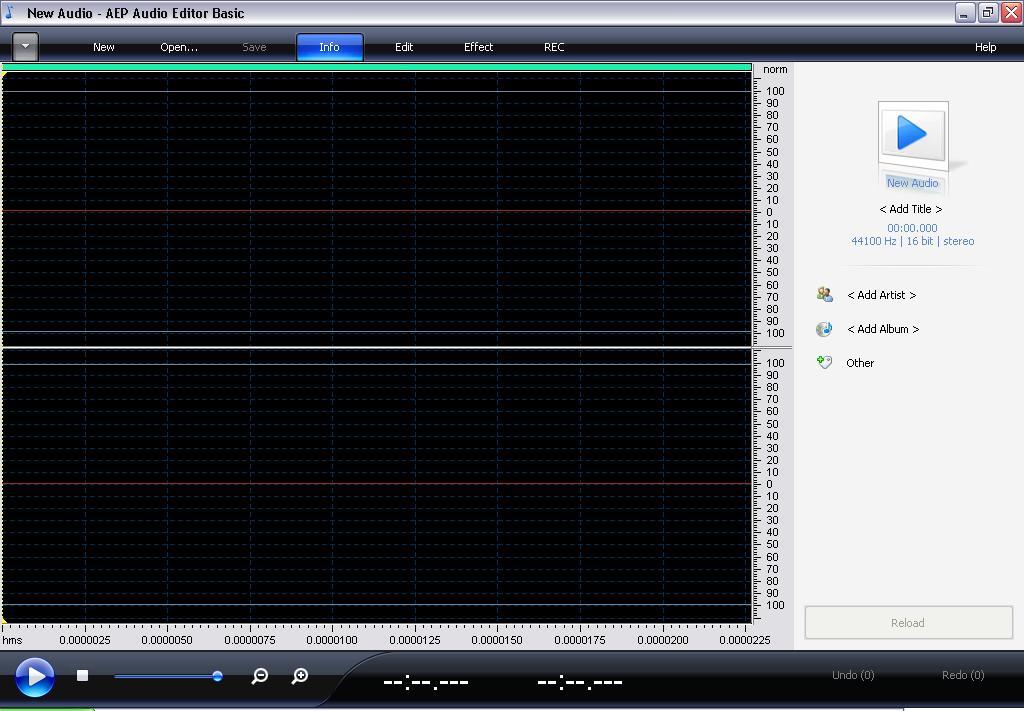 basic audio editor