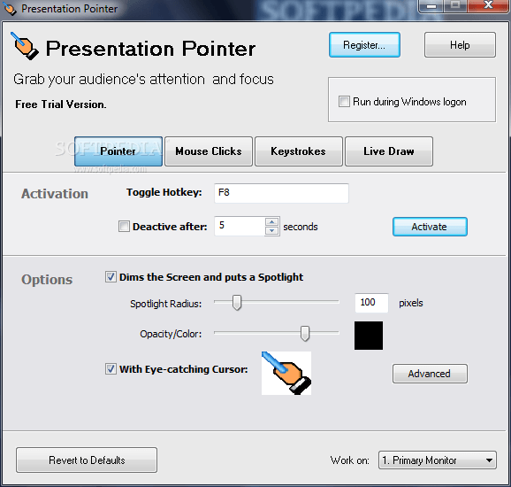 presentation pointer app