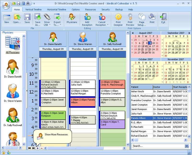 Medical Calendar for Workgroup latest version Get best Windows software