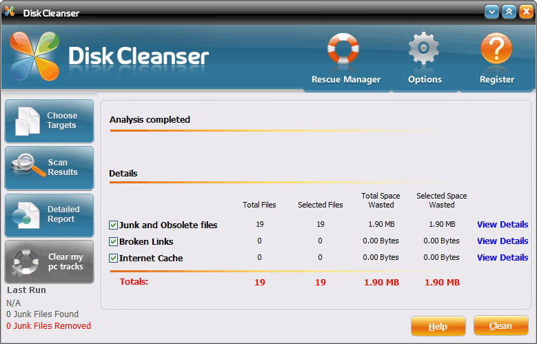disk image cleaner