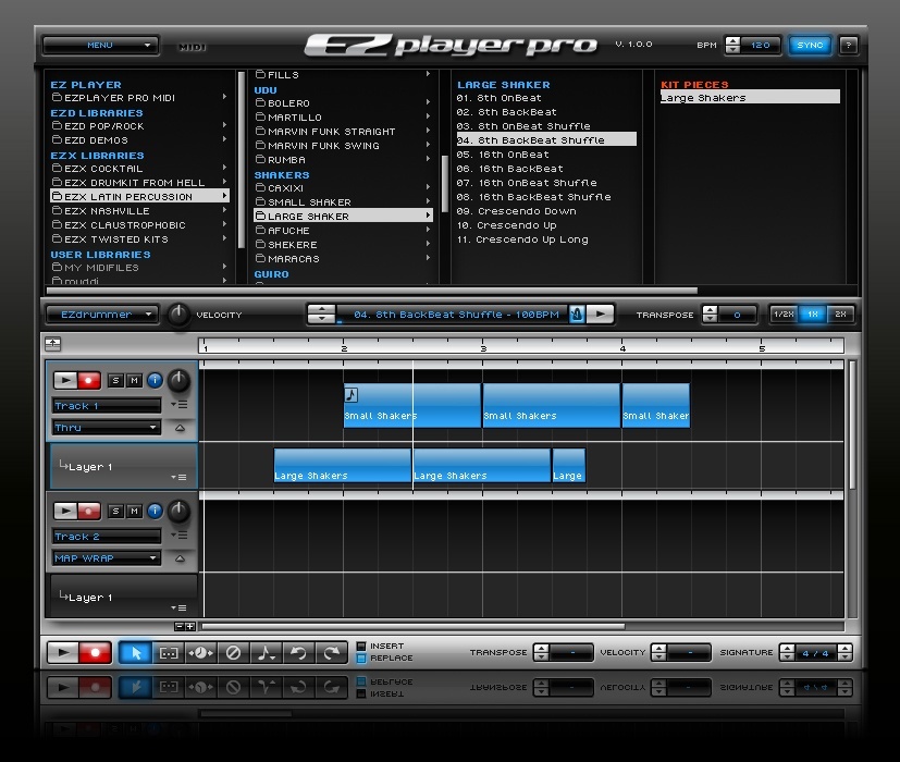 can you use superior drummer sounds in ezdrummer