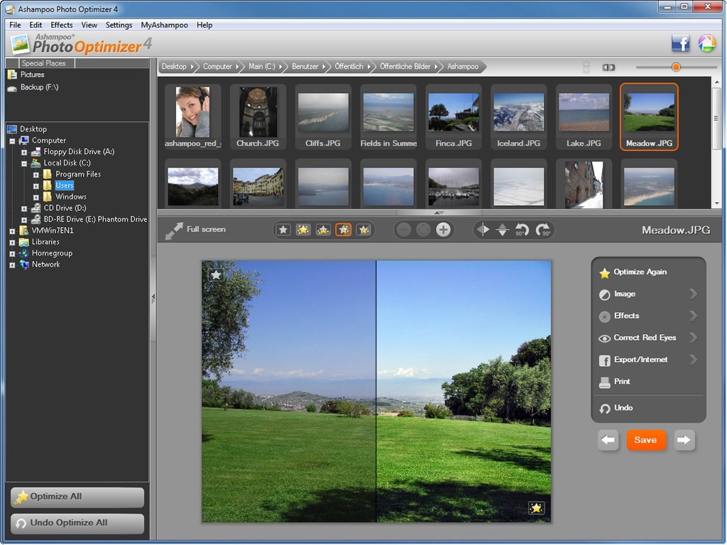 Ashampoo Photo Optimizer 9.4.7.36 download the new version for windows