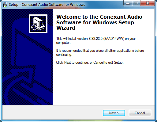 conexant hd audio driver for windows 8.1