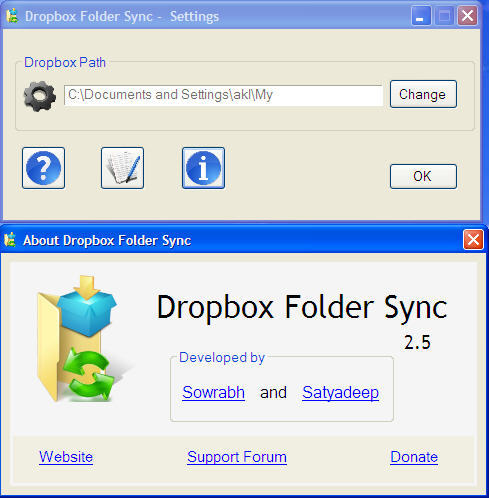 kypass dropbox move sync folder
