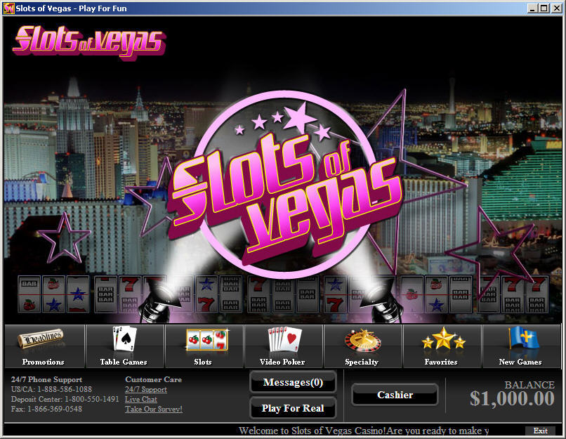 Slots of vegas casino mobile