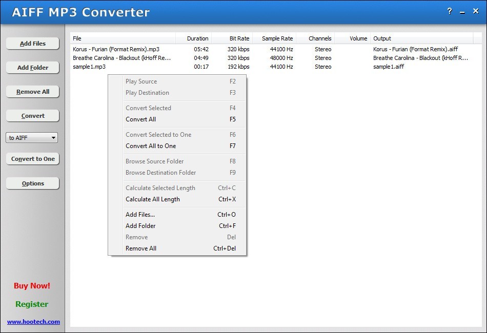 aiff to mp3 converter free