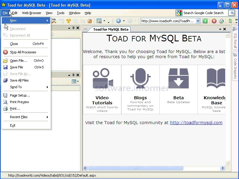toad for mysql 8.0 freeware