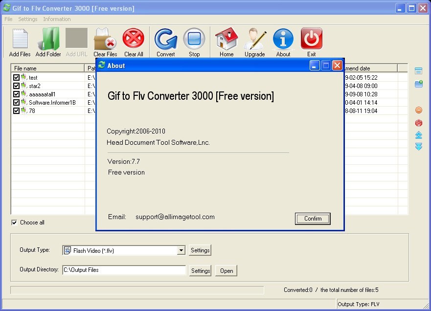 how to convert flv files to gif