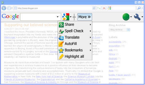 google toolbar for internet explorer 11