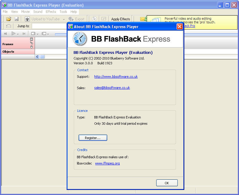 bb flashback express screen recorder