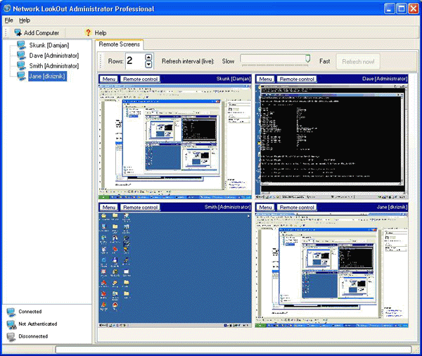 Network LookOut Administrator Professional 5.1.2 free downloads