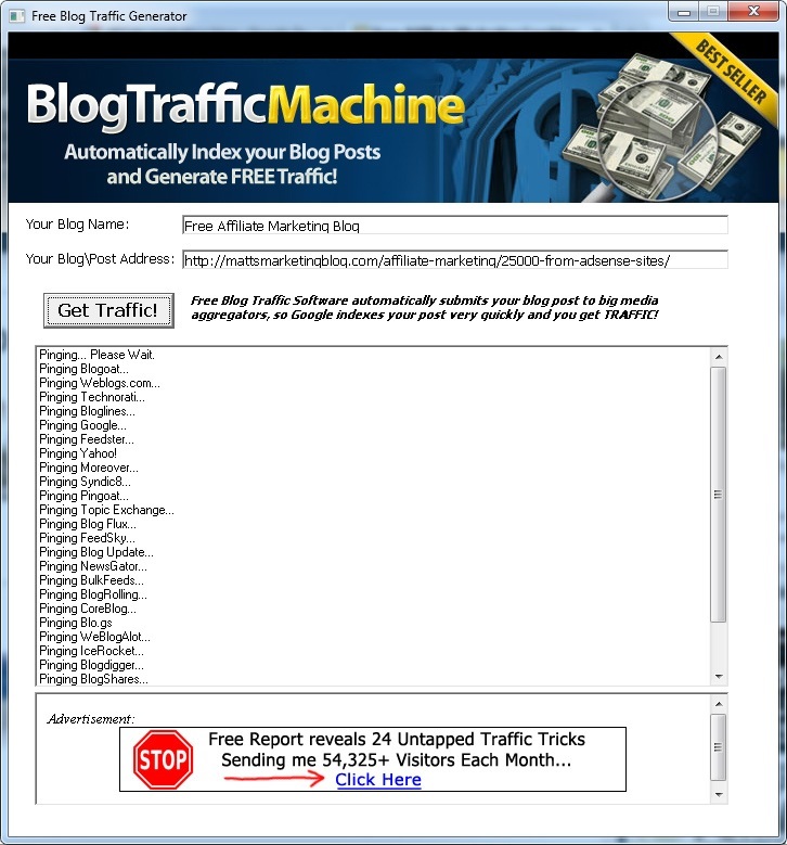 free traffic generator website