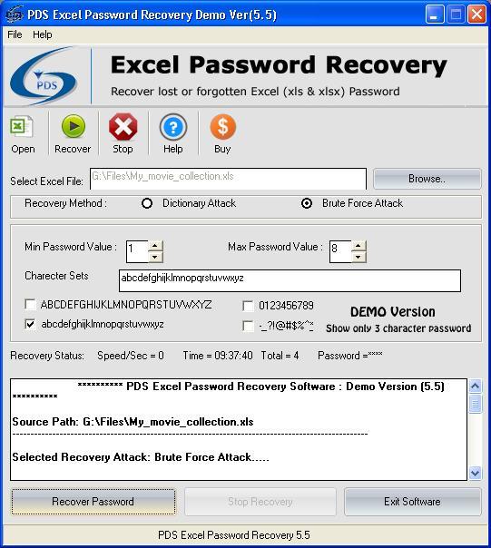 Password 9. Excel password Recovery. Password excel.