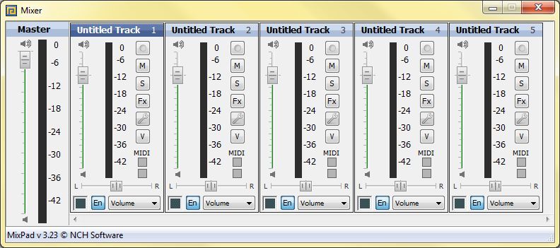 mixpad audio mixer trial