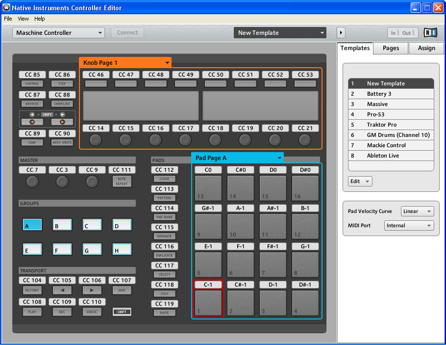 native instruments controller editor color