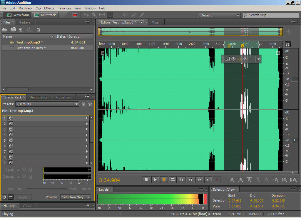 Adobe Audition - Screenshot #8.