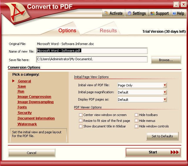 Convert to PDF latest version - Get best Windows software