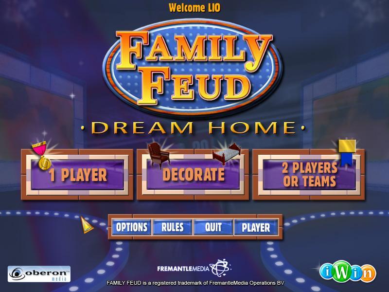 how to set up at home family feud