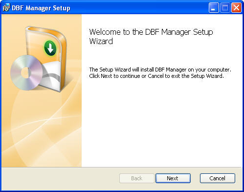 how to get dbf manager