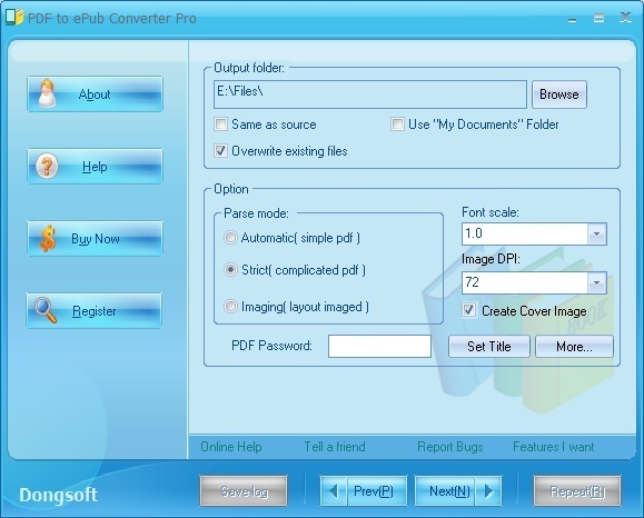 software for epub to pdf converter