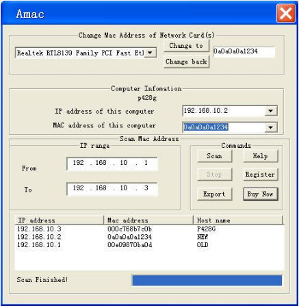how to get the mac address of a printer