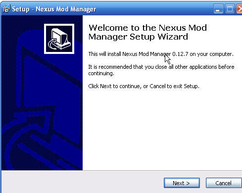 nexus mod manager internet window