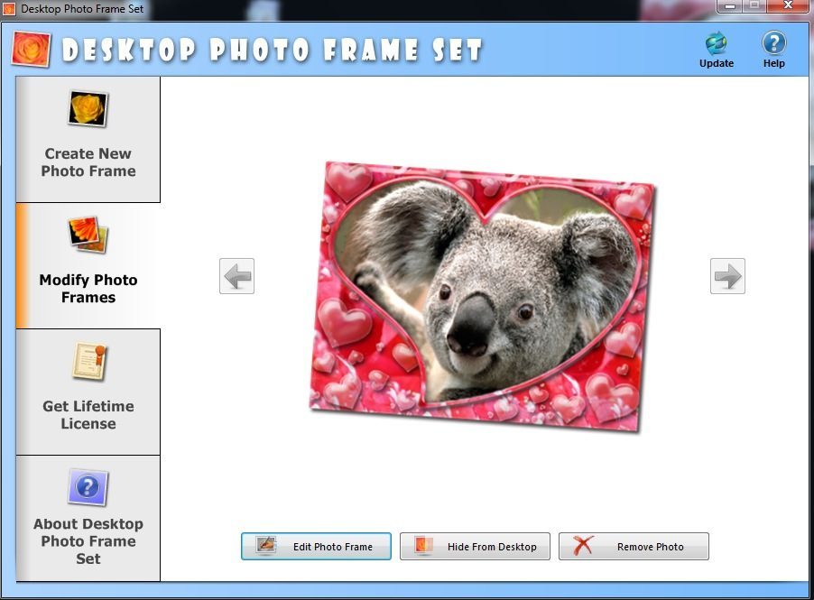 free desktop photoframe app