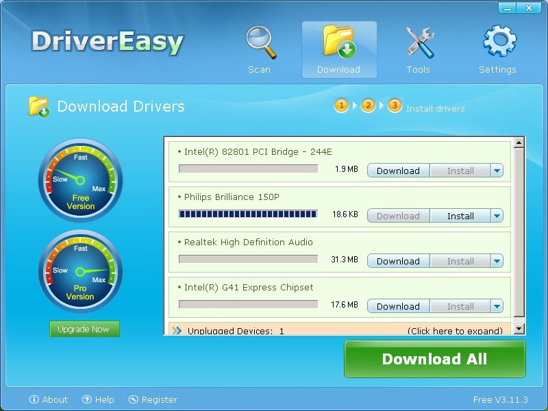 downloading DriverEasy Professional 5.8.1.41398