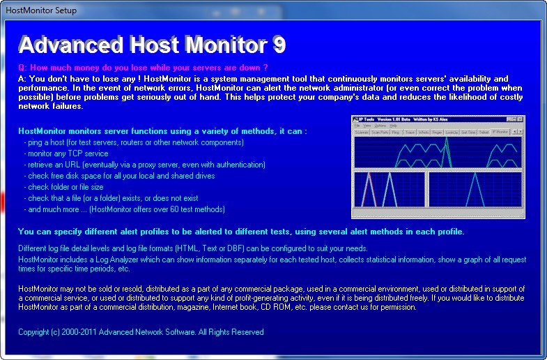 advanced host monitor free