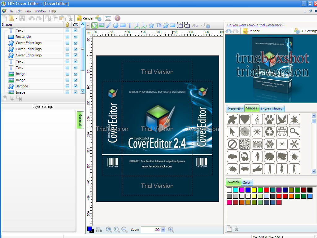 TBS Cover Editor download for free - GetWinPCSoft