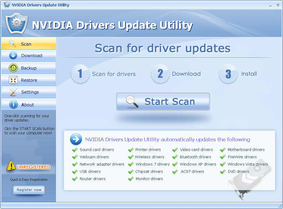 nvidia driver update auto detect