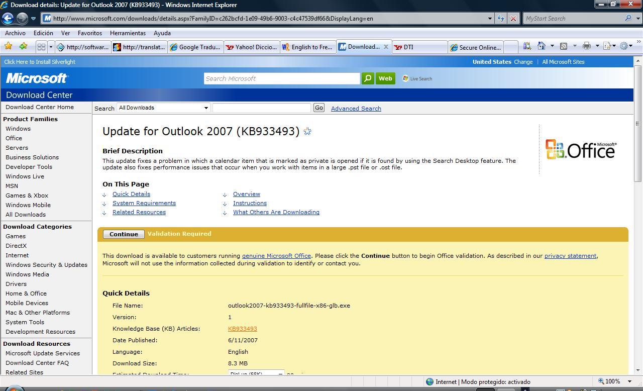microsoft outlook 2007 free download for mac
